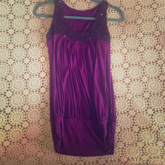 A cute purple top just right for the summer
