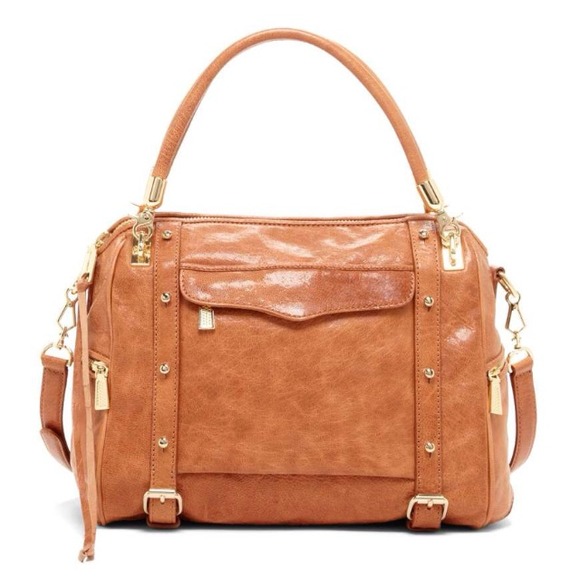 Rebecca Minkoff Handbags - Rebecca Minkoff Cupid Satchel-Shiny Almond