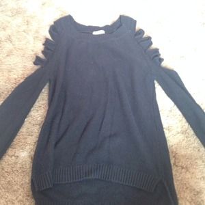 Black Hi-Low Sweater BUNDLE
