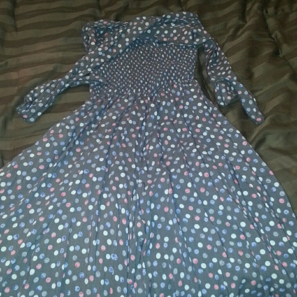 Polka dot halter pants suit