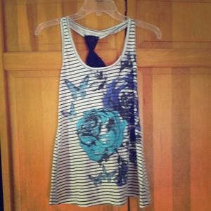 Wet seal lace tank top