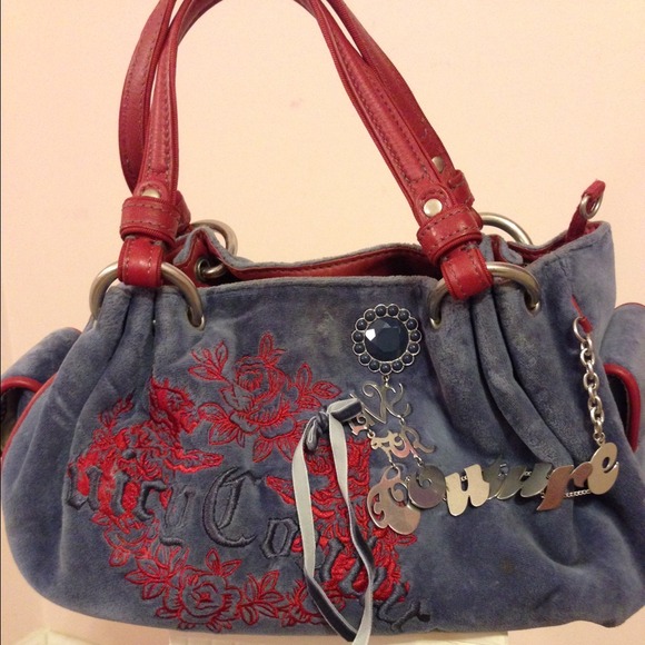Authentic Juicy Couture Velour Handbag