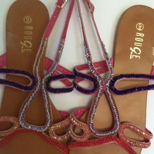 Rogue beaded sandal ON HOLD