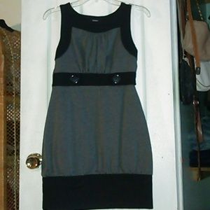 Black and gray Dress