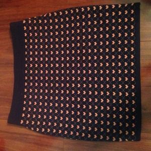 Forever 21 Bandage tight heart skirt