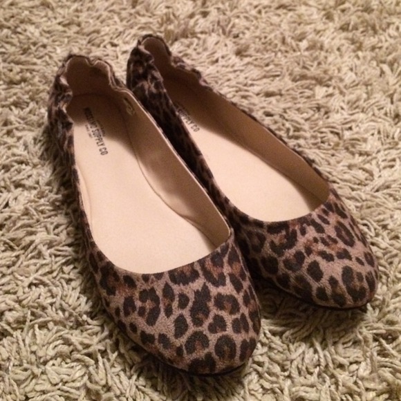Leopard print Target flats