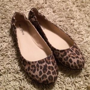 Leopard print Target flats