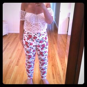 Forever 21 floral pants