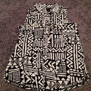 Aztec print tunic