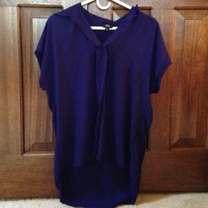 Dark blue top