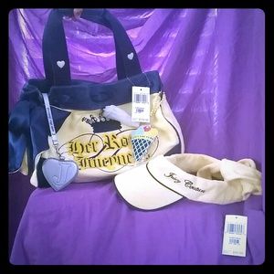 Juicy Couture Handbag($40) & Visor($15) OBO