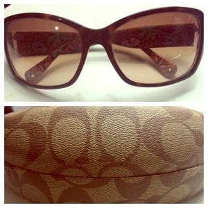 Coach Tortoise Shell Sunglasses