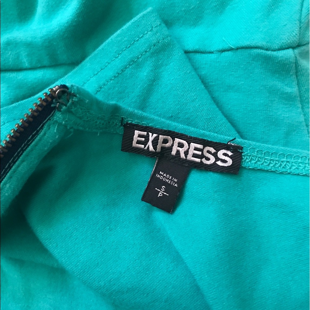 🎉EXPRESS🎉Teal Dress - Picture 4 of 7