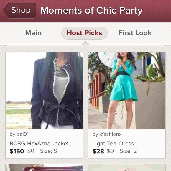 🎉EXPRESS🎉Teal Dress - Picture 3 of 7