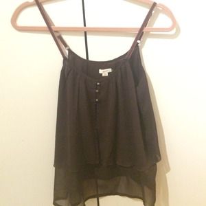 Cute brown aerie top