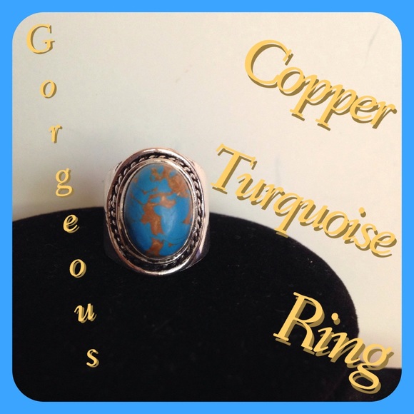 Jewelry - Sale....Copper turquoise ring