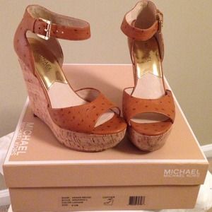 Michael Kors Cork Ariana Wedges