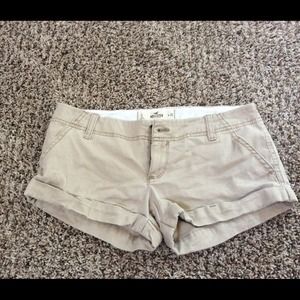 Hollister khaki shorts - Sz 3