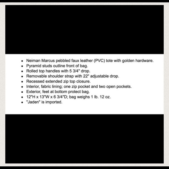 Beige Neiman Marcus handbag - Picture 3 of 5