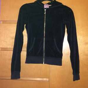 Black Juicy zip-up