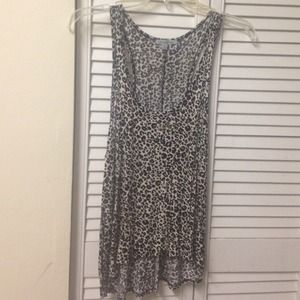 Charlotte Russe Cheetah Print Tank