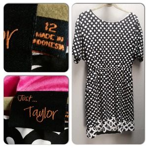 Black & White Pattern Dress