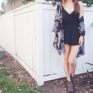 Customized butterflies kimono