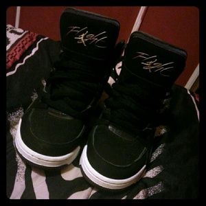 Jordan Flights - Black, grey and white.