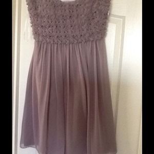 Calvin Klein taupe cocktail dress