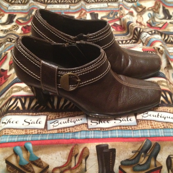 Brown booties