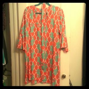 *Escapada Seahorse Dress with Tie Belt*