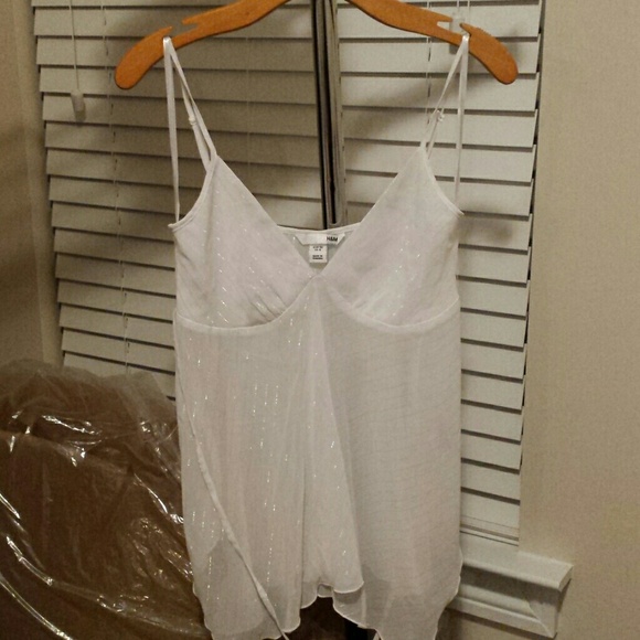 White dress tank top
