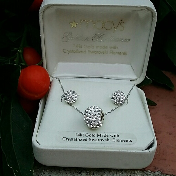14kt gold made with crystallized swarovski element