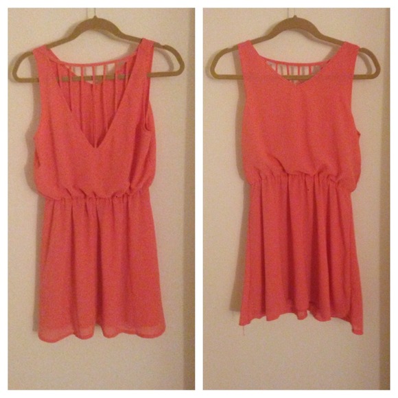 Coral Nastygal Dress