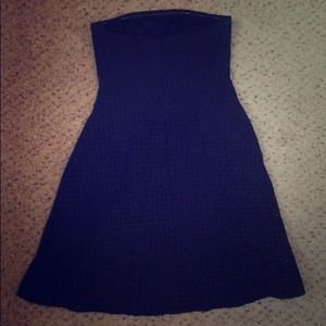 Black eyelet American eagle dress