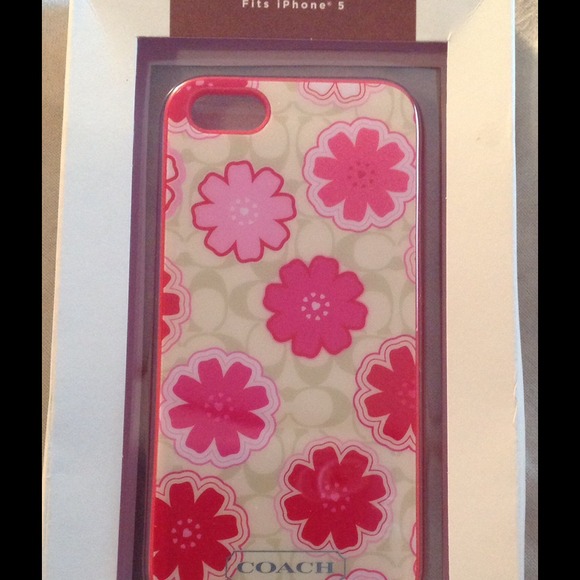 SOLD. 100% Authentic Coach I-phone 5 Phone Case