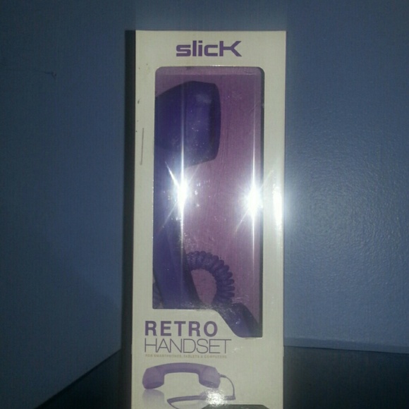 Purple Retro heandset