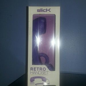 Purple Retro heandset
