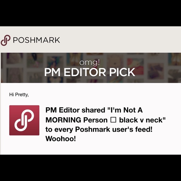 I'm Not A MORNING Person V Neck t shirt - Picture 2 of 3