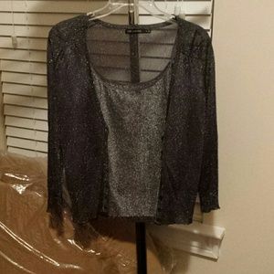 Two piece sparkle top