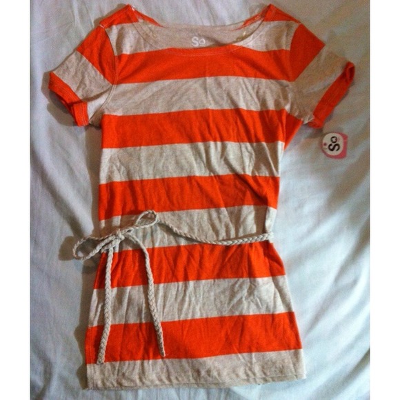 NWT Striped Shirt Belt
