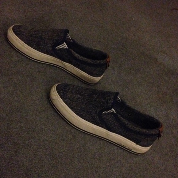 Calvin Klein denim slip on shoes - Picture 3 of 4