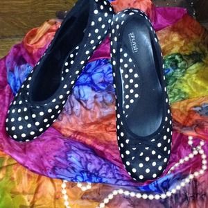 Polka Dot Ballet Flats