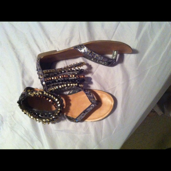 bakers Shoes - Sequin gladiator sandles