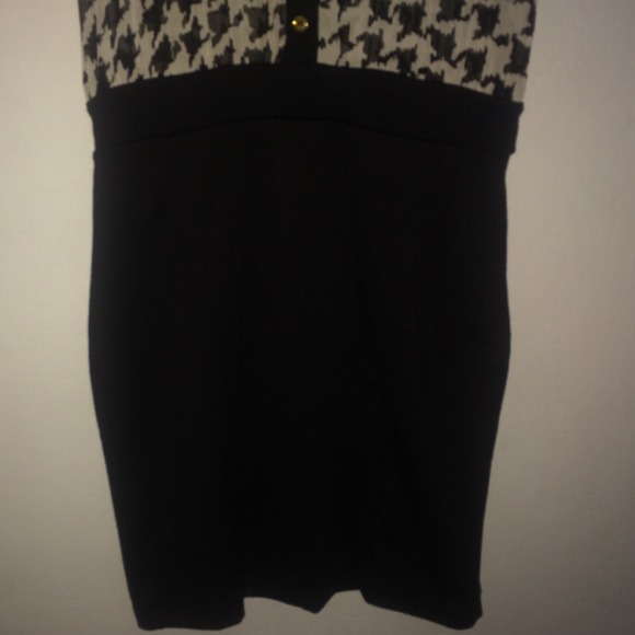 Black and white formal dress - Picture 3 of 4