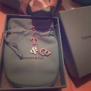 Tiffany & Co drop logo necklace-price drop