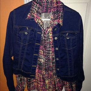 Blue denim jacket