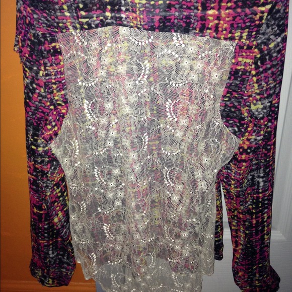 Lace button up - Picture 2 of 2
