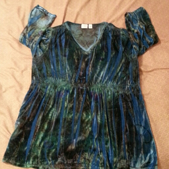 "Peacock" inspired Blouse