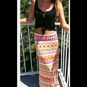 Aztec Maxi Skirt